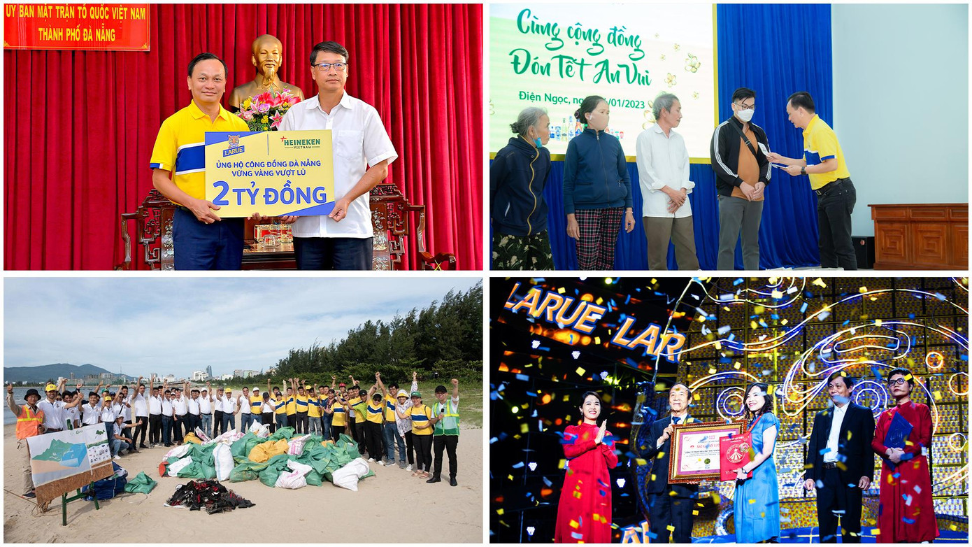 Trên hành trình phát triển của mình, ngoài chất lượng hảo hạng Larue còn mang niềm tự hào khi đồng hành với sự phát triển của Việt Nam với nhiều hoạt động ý nghĩa và thiết thực.