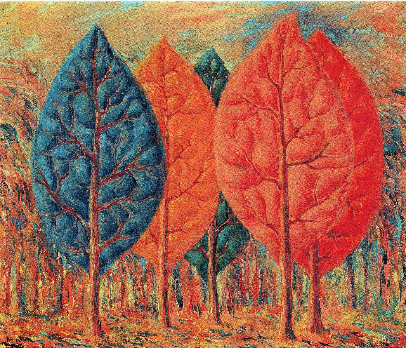 Ngọn lửa của Rene Magritte năm 1943