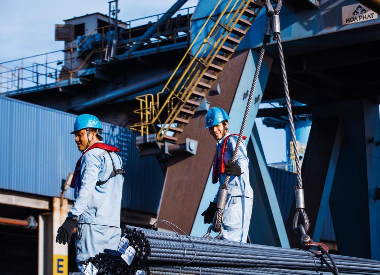 Thép Hòa Phát xuất khẩu khắp 5 châu