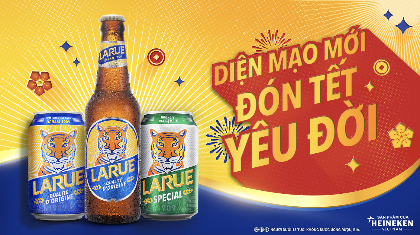 Diện mạo mới của dòng bia Larue và Larue Special