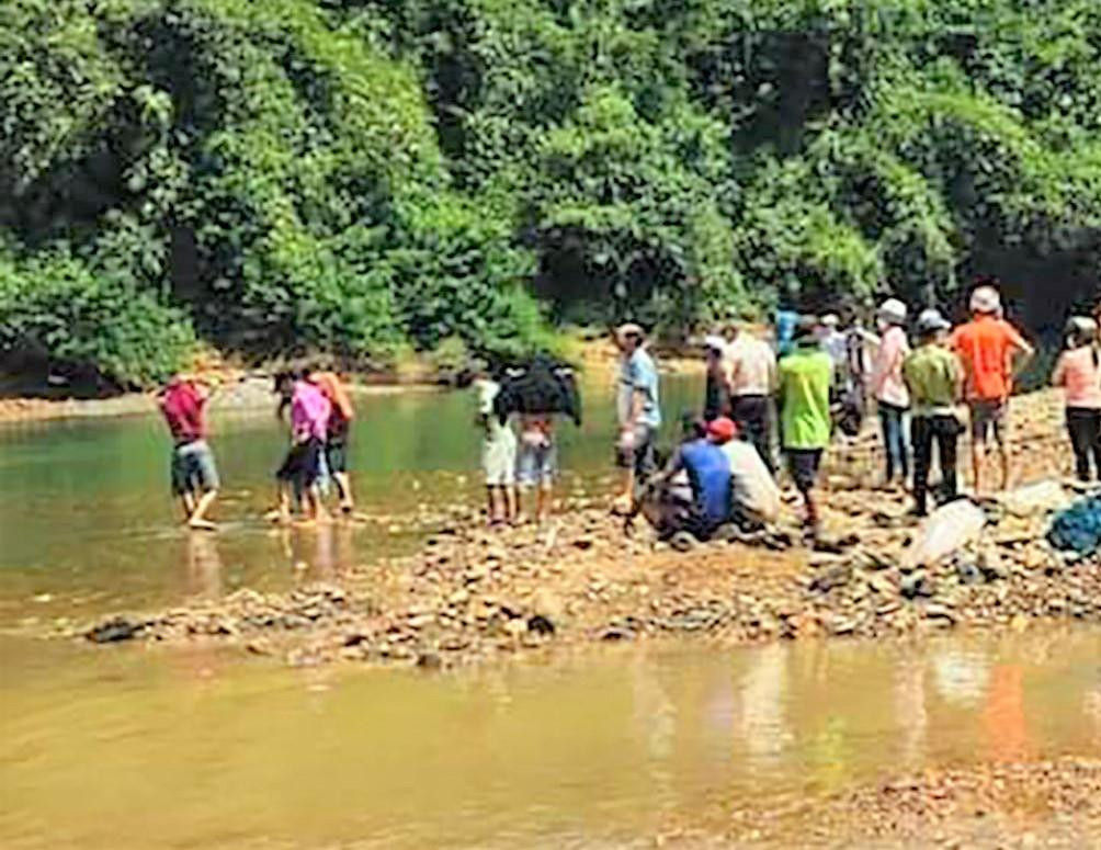 Hiện trường vụ đuối nước Ảnh: CTV Hiện trường vụ đuối nước Ảnh: CTV