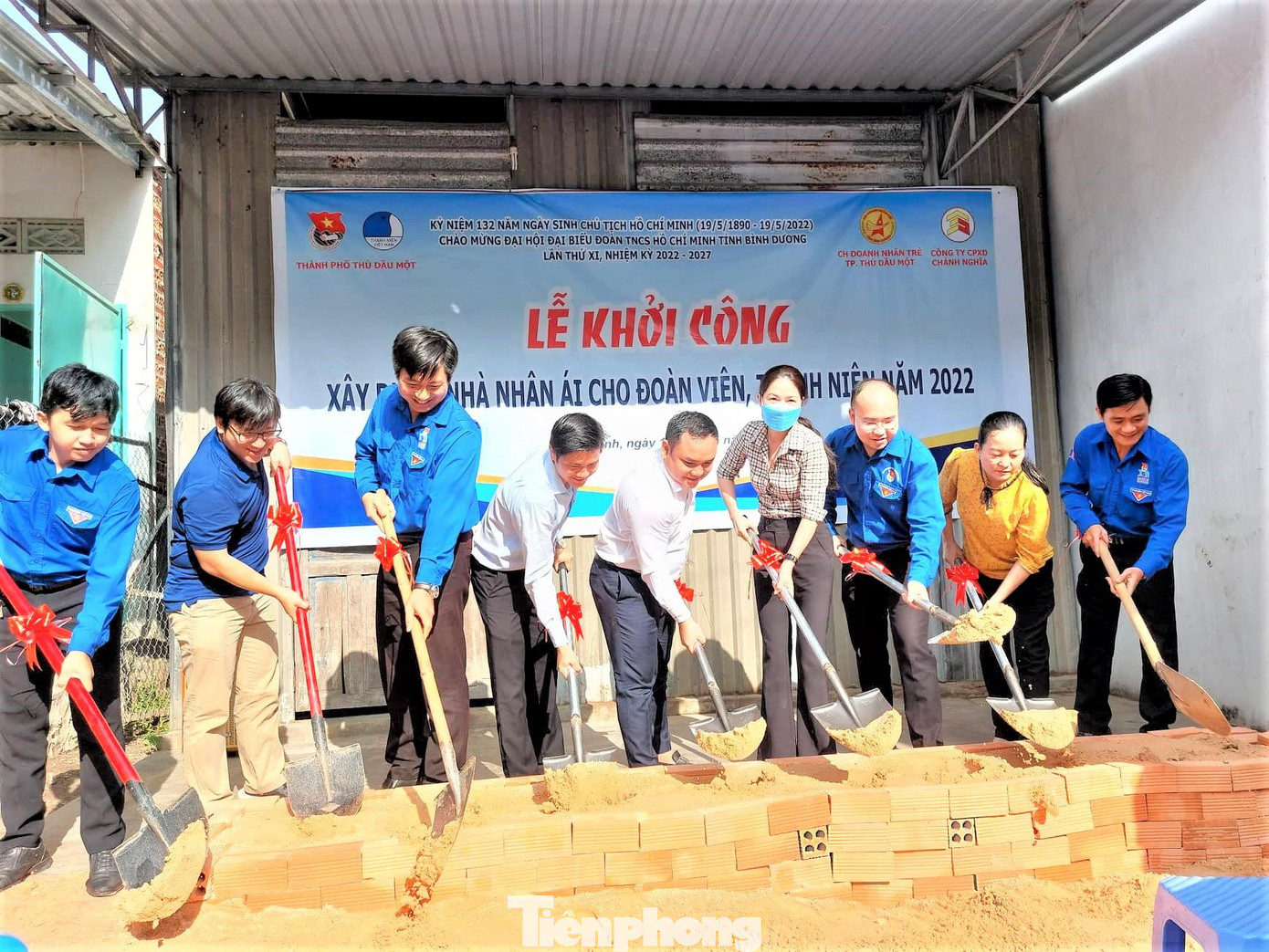 Khởi công Nhà Nhân ái cho đoàn viên thanh niên Khởi công Nhà Nhân ái cho đoàn viên thanh niên