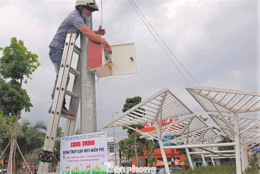 Lắp đặt hệ thống wifi tại công viên phường Phú Lợi