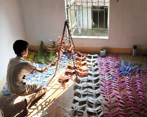 Không chỉ ở Hà Nội, chuồn chuồn tre được xuất khẩu đi nhiều nước trên thế giới.