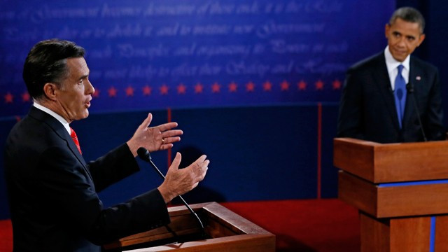 Trong cuộc tranh luận đầu tiên của hai ứng viên tổng thống Mỹ, ông Barack Obama và ông Mitt Romney, ông Obama đã bị đối thủ “hạ gục”. Ông Obama sau đó đã thừa nhận rằng, ông đã có một đêm “tối tệ nhất” trong chiến dịch chạy đua vào Nhà Trắng. Tuy nhiên, trong cuộc bầu cử tổng thống hôm 6 11, ông Obama đã giành chiến thắng trước ông Mitt Romney và trở thành tổng thống tái đắc cử của Mỹ 