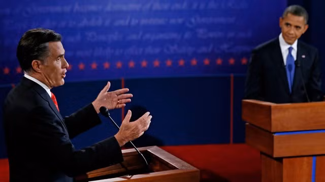 Trong cuộc tranh luận đầu tiên của hai ứng viên tổng thống Mỹ, ông Barack Obama và ông Mitt Romney, ông Obama đã bị đối thủ “hạ gục”. Ông Obama sau đó đã thừa nhận rằng, ông đã có một đêm “tối tệ nhất” trong chiến dịch chạy đua vào Nhà Trắng. Tuy nhiên, trong cuộc bầu cử tổng thống hôm 6 11, ông Obama đã giành chiến thắng trước ông Mitt Romney và trở thành tổng thống tái đắc cử của Mỹ 