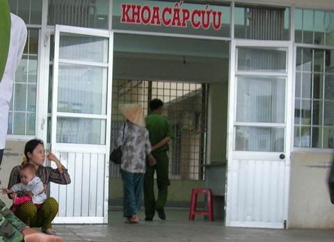 Khoa cấp cứu Bệnh viện đa khoa Bạc Liêu, nơi chị Lưu sinh 2 con và mất cả hai. Ảnh: Trần Thanh