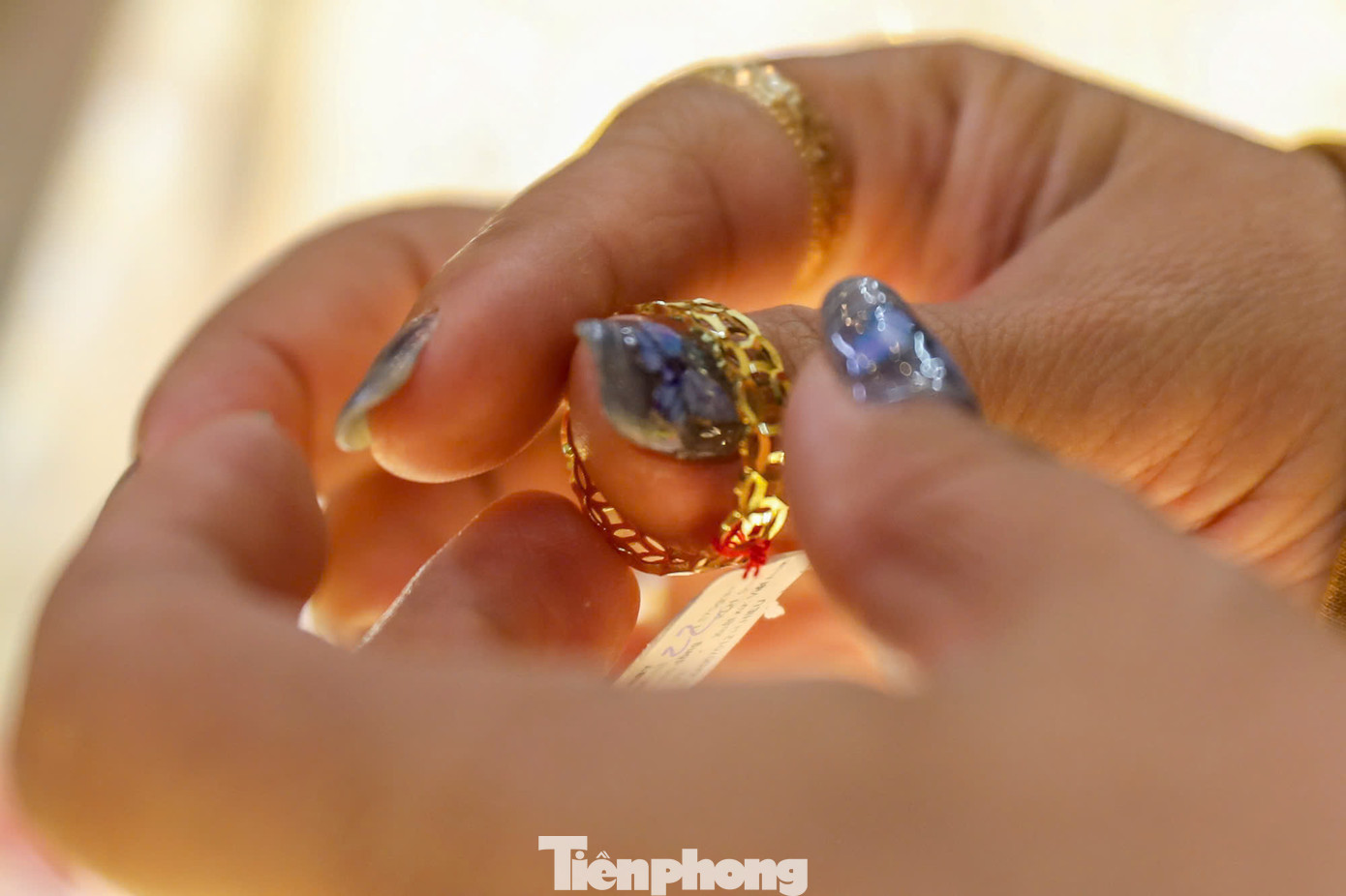 Vàng nhẫn trơn, vàng trang sức được khách hàng mua nhiều trong dịp này.