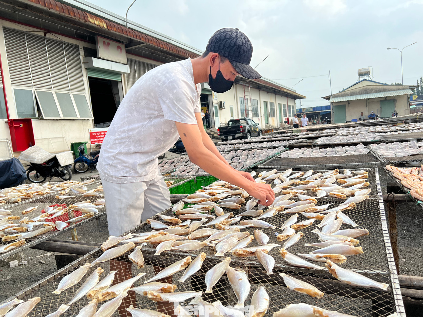 Nơi đây, tiểu thương ở các chợ lẻ ở trong TPHCM và các tỉnh lân cận khác thường đến chợ đầu mối thủy hải sản khô để lấy hàng về bán. Sau khi luân chuyển lên chợ, một số cá được phơi nắng tại chợ để tránh tình trạng ẩm mốc.