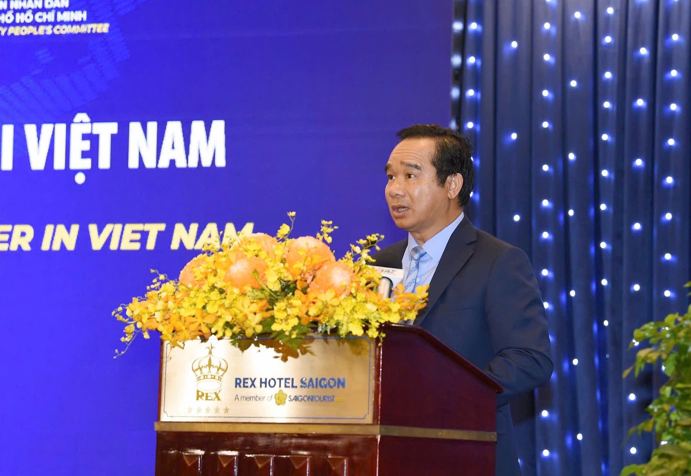 Chủ tịch UBND TPHCM Nguyễn Văn Được phát biểu khai mạc