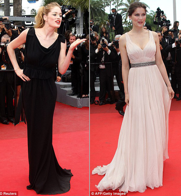 "Con cưng" của Victoria's Secret: siêu mẫu Doutzen Kroes và biểu tượng sắc đẹp của nước Pháp Laetitia Casta.