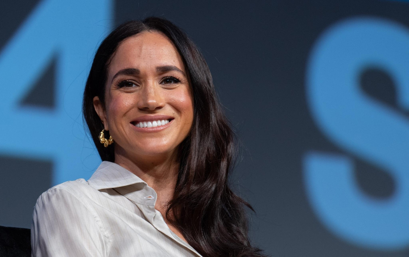 Meghan Markle đang ghi hình cho chương trình nấu ăn trên Netflix. Ảnh: Getty Images.