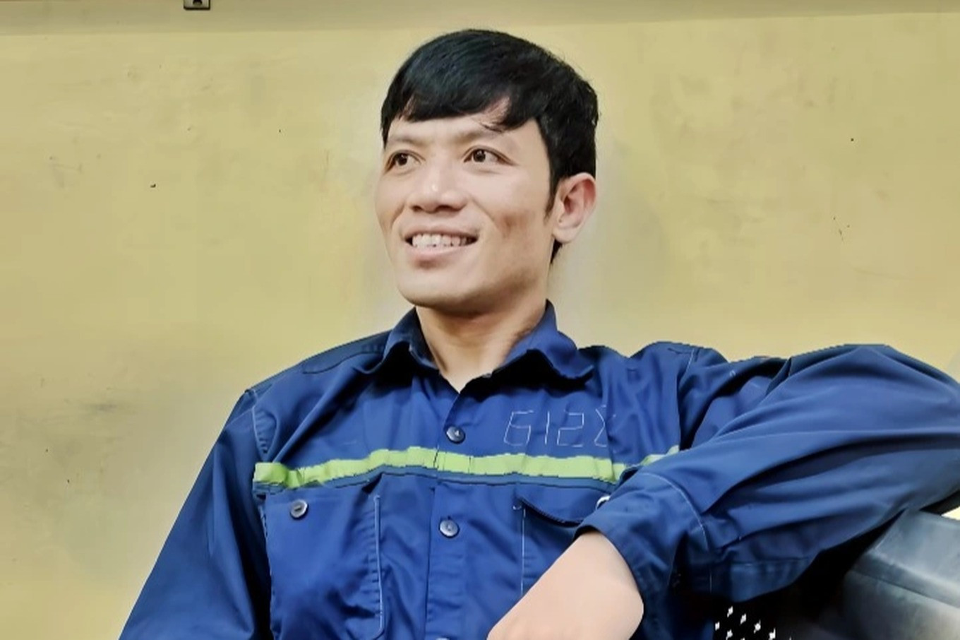 Hơn 10 năm làm thợ mỏ, anh Cần cho hay bản thân phải yêu nghề lắm mới gắn bó được đến ngày hôm nay. (Ảnh: Nhân vật cung cấp).