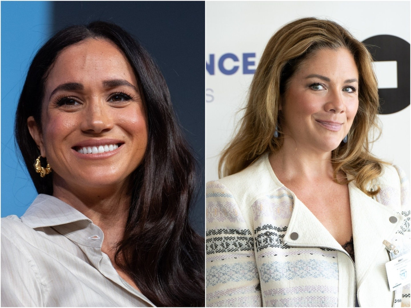 Meghan Markle và Sophie Trudeau từng thân hóa xa lạ. Ảnh: Getty Images. Meghan Markle và Sophie Trudeau từng thân hóa xa lạ. Ảnh: Getty Images.