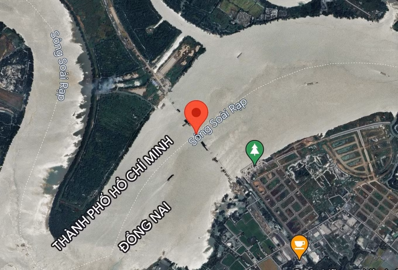 Vị trí cầu Nhơn Trạch nối Đồng Nai - TPHCM (Ảnh: Google Maps).