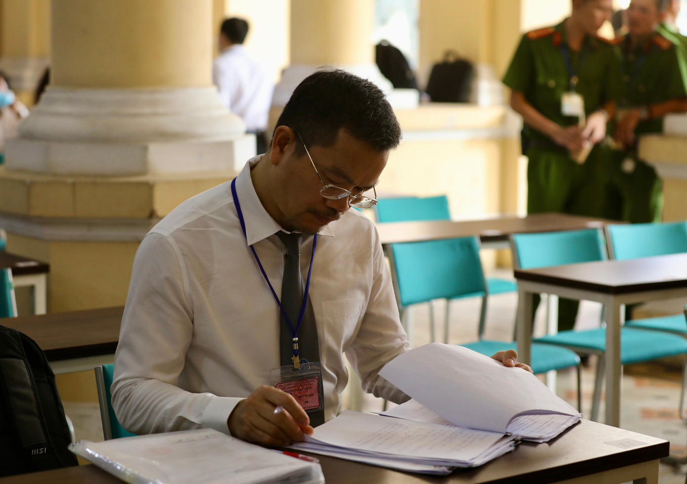 Luật sư Nguyễn Thành Công bào chữa cho bị cáo Hồ Bửu Phương. Ảnh: Duy Anh. Luật sư Nguyễn Thành Công bào chữa cho bị cáo Hồ Bửu Phương. Ảnh: Duy Anh.