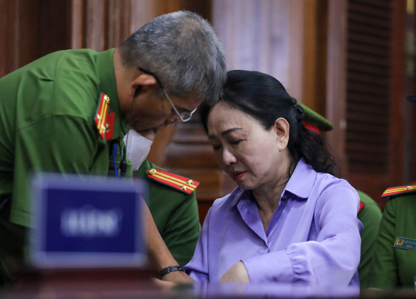 Bà Trương Mỹ Lan tại phiên tòa hôm nay. Ảnh: Duy Anh. Bà Trương Mỹ Lan tại phiên tòa hôm nay. Ảnh: Duy Anh.