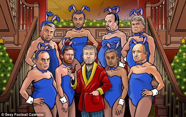 Ông chủ Chelsea Abramovich với các 
