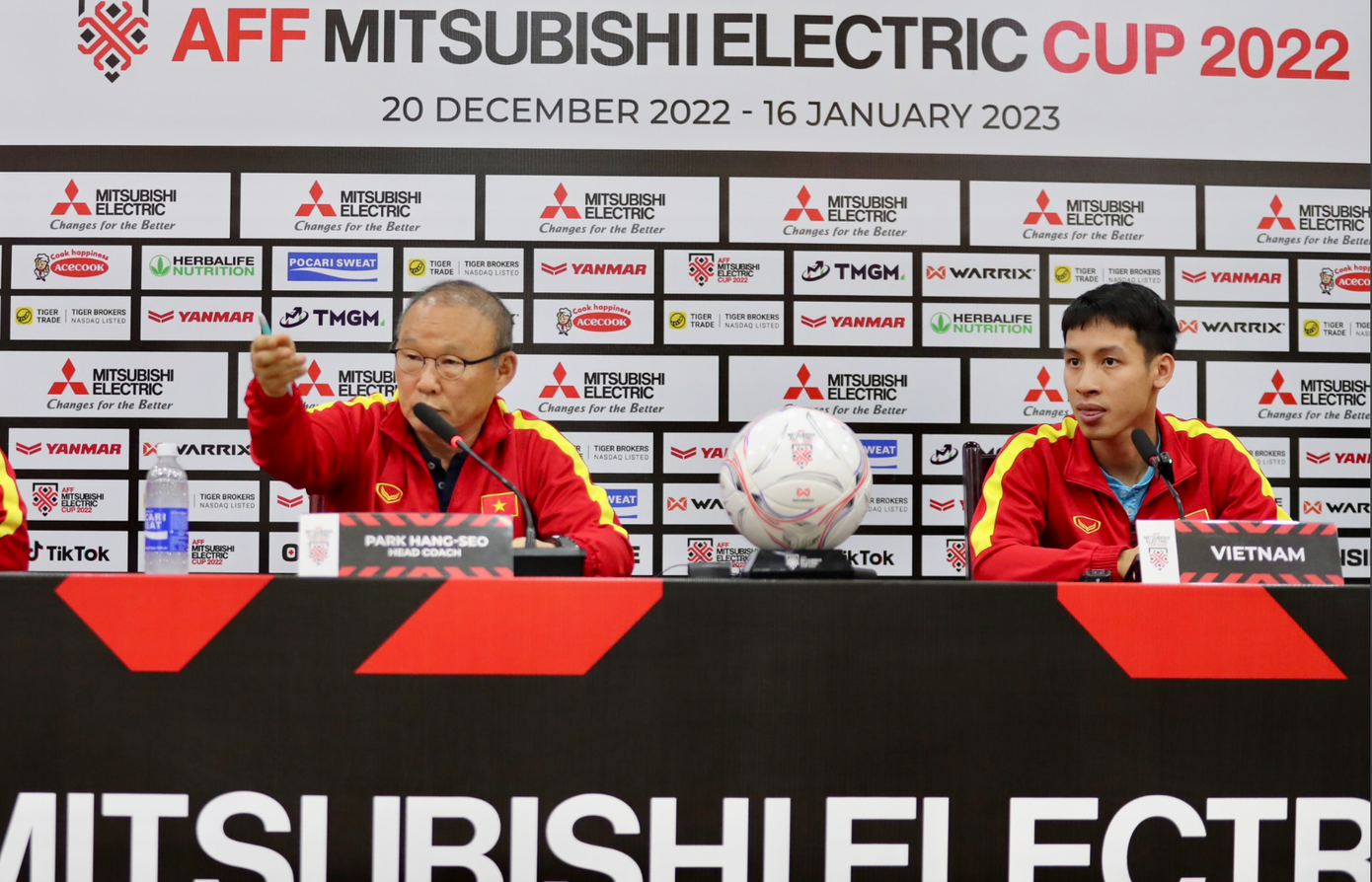 HLV Park Hang-seo cho rằng Việt Nam phòng ngự tốt và tấn công không tồi (ảnh Như Ý)