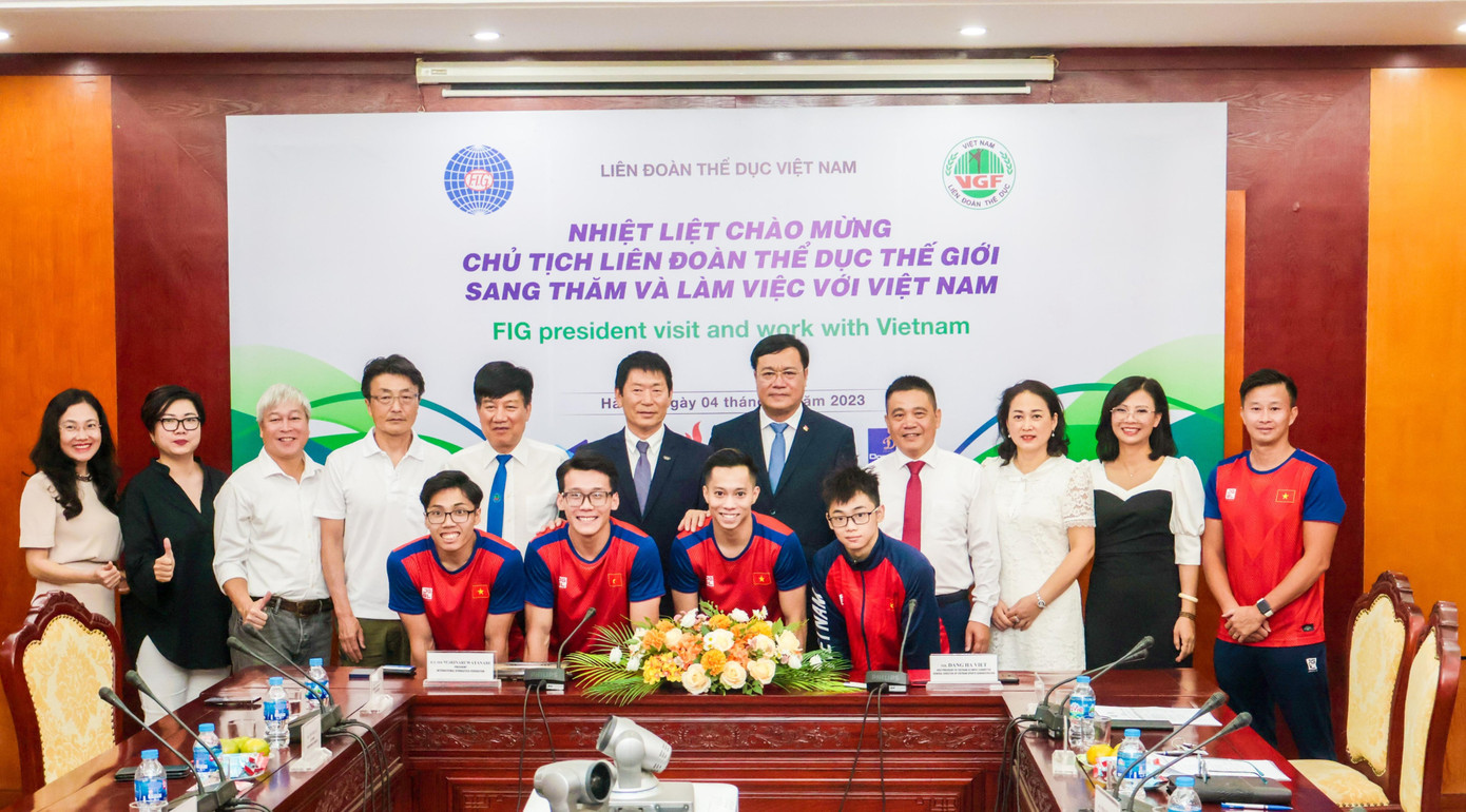 Thể dục dụng cụ Việt Nam có tiềm năng để nghĩ tới huy chương Olympic. (ảnh Quý Lượng)