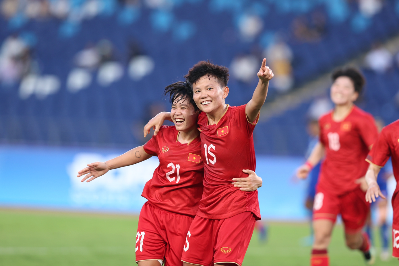 Đội tuyển nữ Việt Nam có trận ra quân thuận lợi ở Asiad 19 khi thắng Nepal 2-0 (ảnh Linh Hoàng) Đội tuyển nữ Việt Nam có trận ra quân thuận lợi ở Asiad 19 khi thắng Nepal 2-0 (ảnh Linh Hoàng)