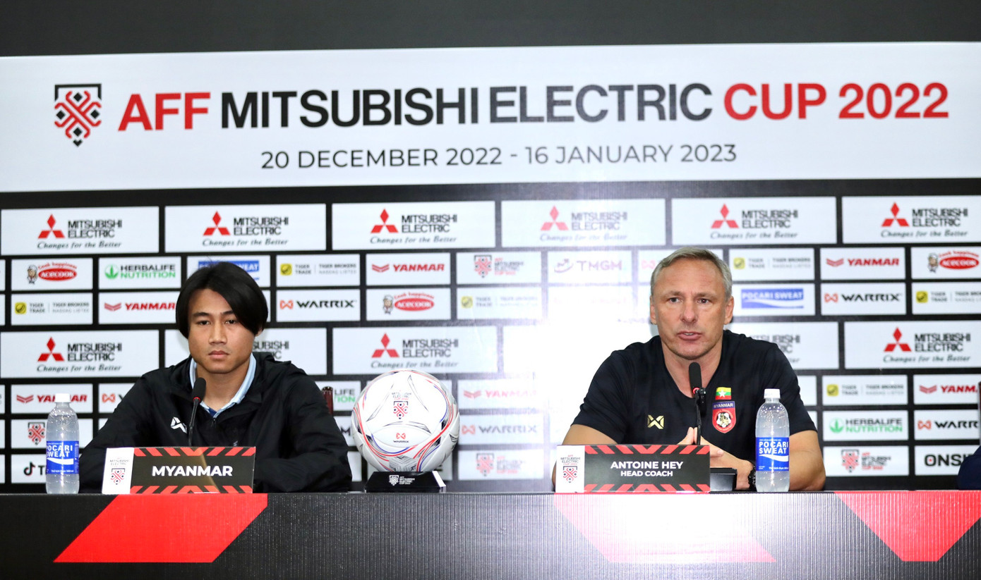 Myanmar đã bị loại nên trận đấu với đội tuyển Việt Nam ngày mai 3/1 chỉ mang tính thủ tục (ảnh Hữu Phạm) Myanmar đã bị loại nên trận đấu với đội tuyển Việt Nam ngày mai 3/1 chỉ mang tính thủ tục (ảnh Hữu Phạm)