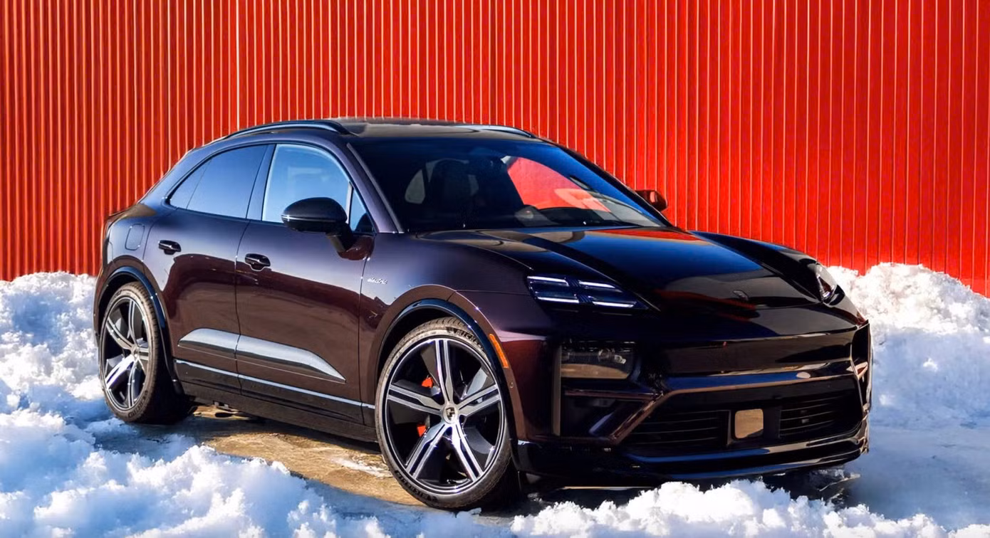 Xe điện bị giảm quãng đường di chuyển khi thời tiết đóng băng. Ảnh: Carscoop.