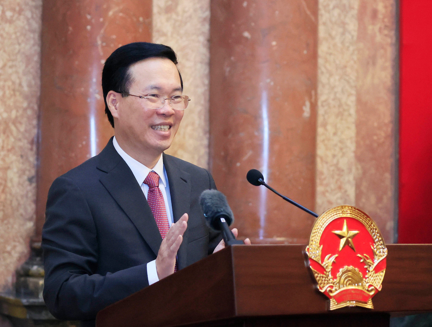 Chủ tịch nước Võ Văn Thưởng phát biểu