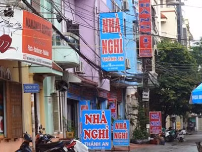 Những khu nhà nghỉ ngày càng mọc ra như nấm sau mưa