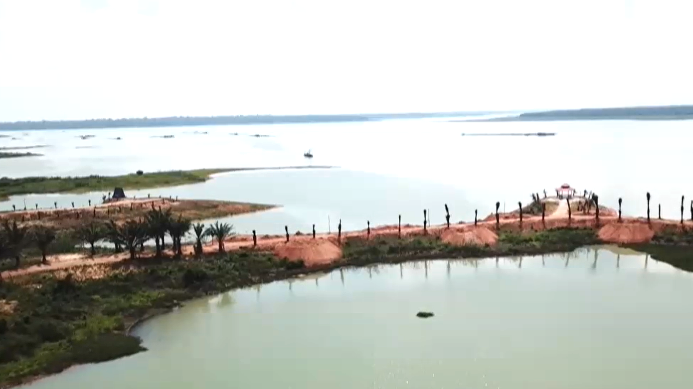 Lòng hồ Dầu Tiếng bị xâm lấn, san lấp