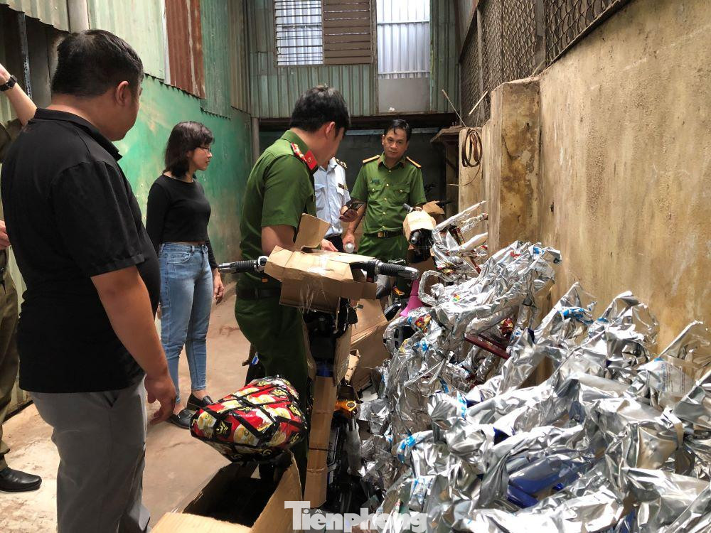 Nhiều xe đã được ráp thành phẩm.