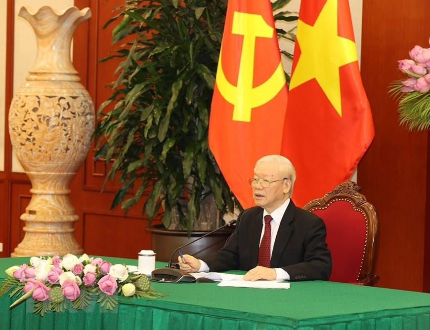 Tổng Bí thư Nguyễn Phú Trọng. (Ảnh: Trí Dũng/TTXVN) Tổng Bí thư Nguyễn Phú Trọng. (Ảnh: Trí Dũng/TTXVN)