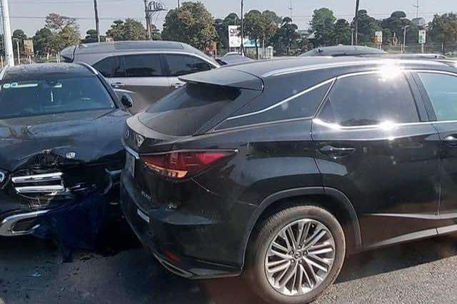 Hiện trường vụ tai nạn.