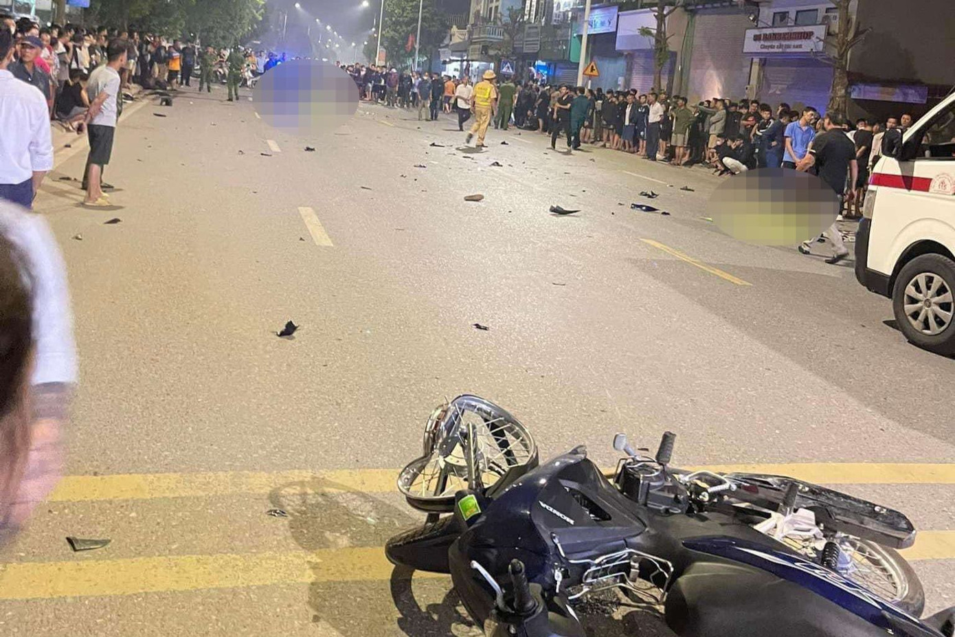 Hiện trường vụ tai nạn. Hiện trường vụ tai nạn.