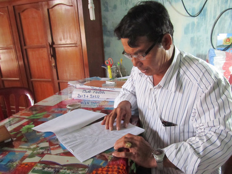 Kiểm tra lại danh sách ngư dân. Kiểm tra lại danh sách ngư dân