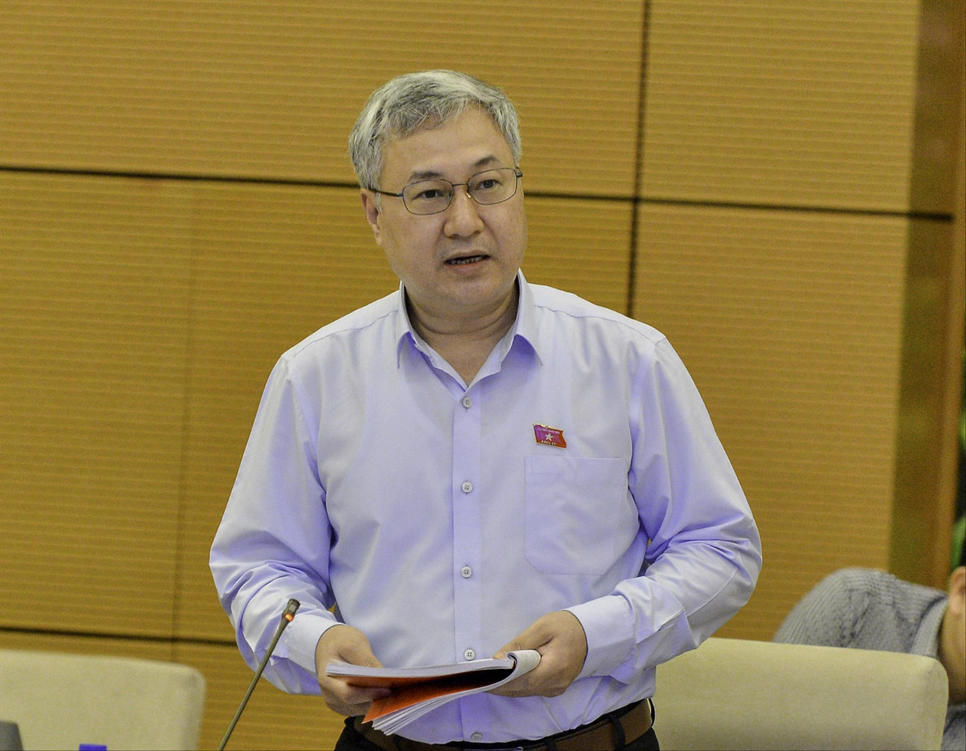 Ủy viên Thường trực Ủy ban Tài chính – Ngân sách của Quốc hội Trần Văn Lâm. Ảnh: PV