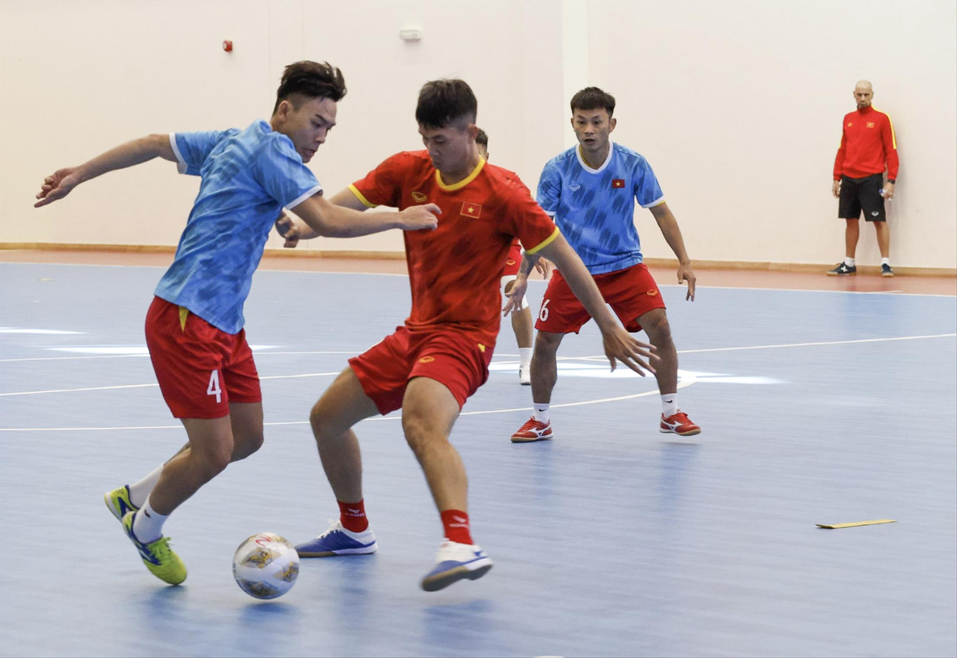 Đội tuyển futsal Việt Nam hướng tới VCK châu Á 2022 với nhiều chờ đợi về diện mạo mới. Ảnh: Anh Tú