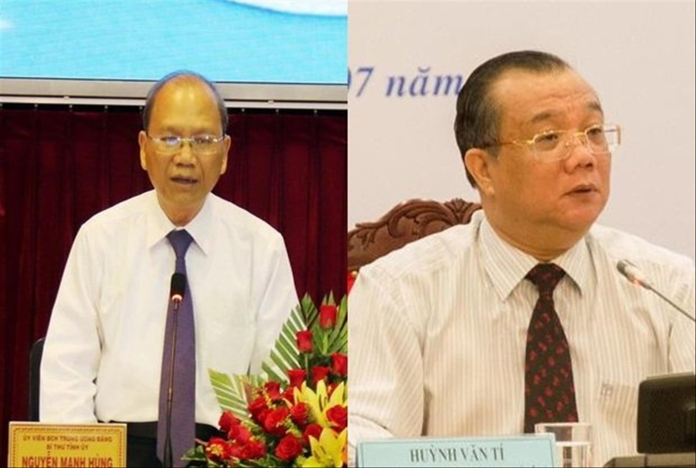 Nguyên Bí thư Tỉnh ủy Bình Thuận Nguyễn Mạnh Hùng và Huỳnh Văn Tí bị Bộ Chính trị kỷ luật