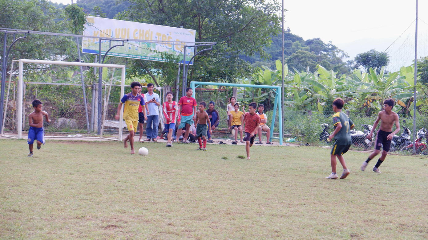 Sức sống mới ở làng Thanh niên lập nghiệp Thạnh Mỹ. Ảnh: Nguyễn Thành