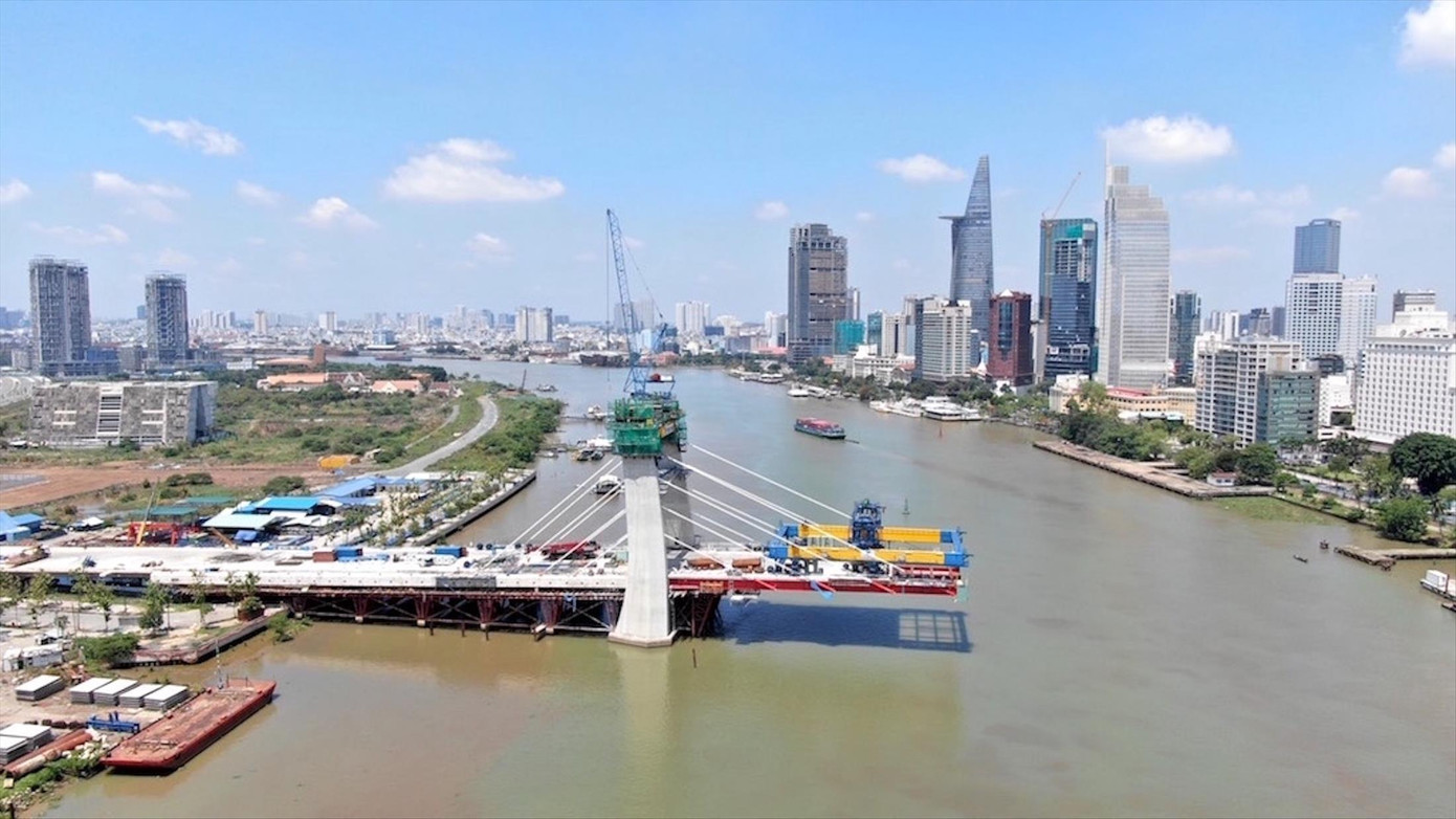 Một góc khu đất bán đảo Thủ Thiêm. Ảnh: D.Q Một góc khu đất bán đảo Thủ Thiêm. Ảnh: D.Q