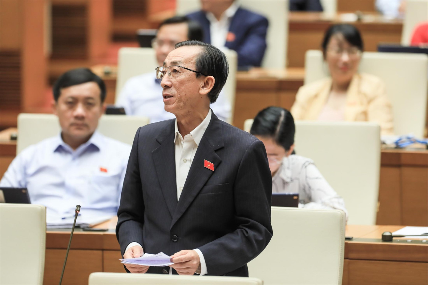 Đại biểu Trần Hoàng Ngân (TPHCM). Ảnh: Như Ý