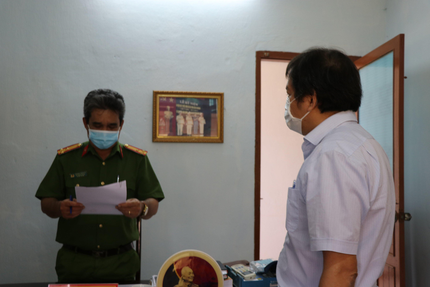 Cơ quan công an khởi tố bị can Nguyễn Ngọc Duy. Ảnh L.H