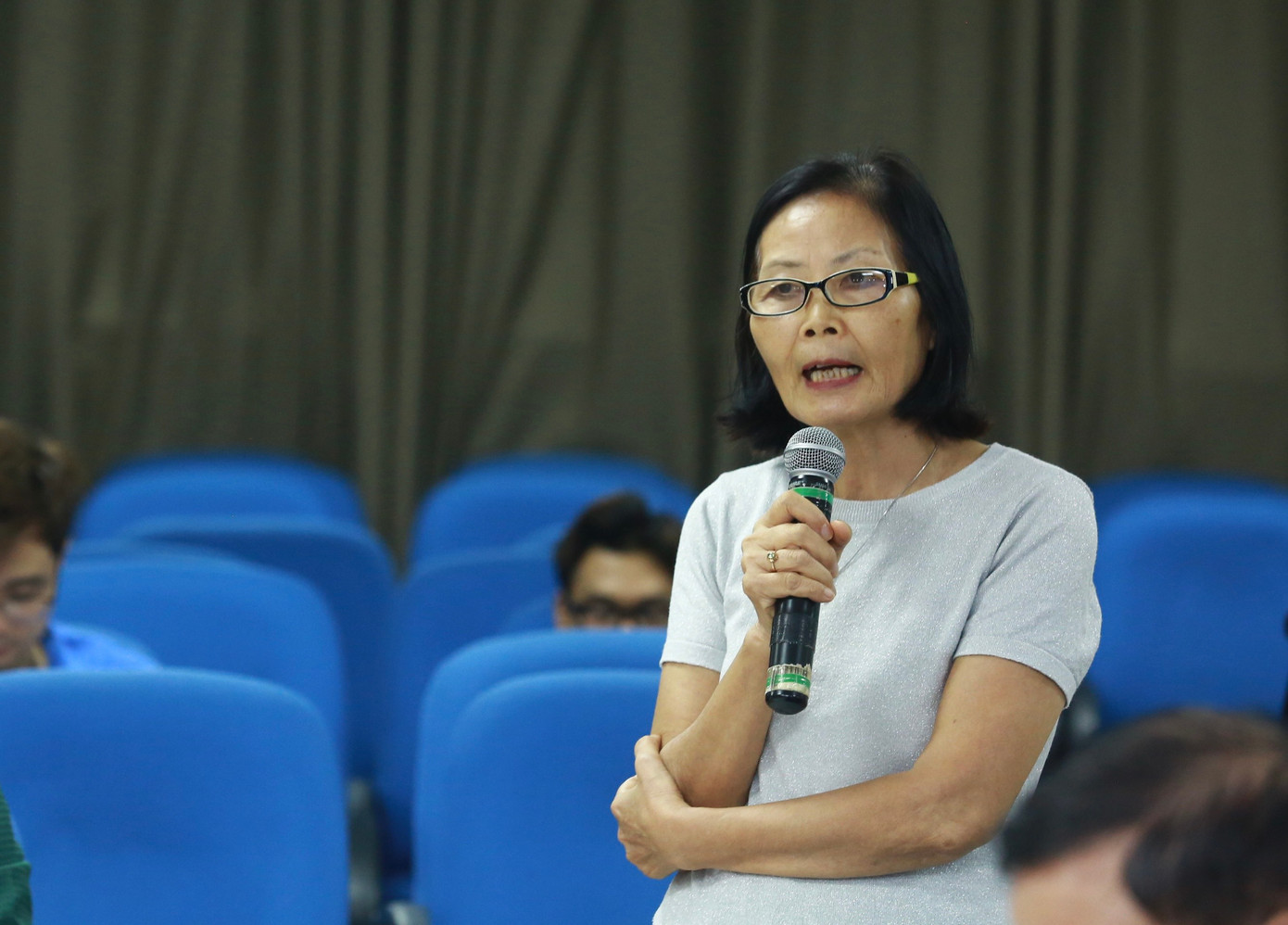 Bà Trần Thị Mai Hương, nguyên Tổng Thư ký Hội Sinh viên Việt Nam. Ảnh: Bảo Anh