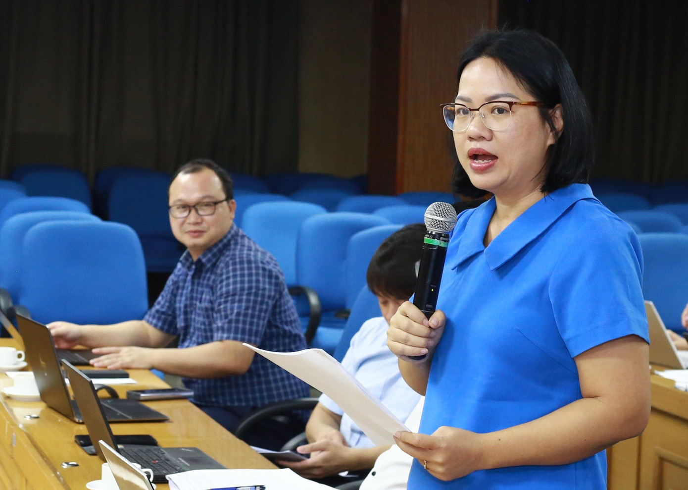 Chị Nguyễn Thị Thu Vân, Trưởng ban Thanh niên Nông thôn T.Ư Đoàn. Ảnh: Bảo Anh Chị Nguyễn Thị Thu Vân, Trưởng ban Thanh niên Nông thôn T.Ư Đoàn. Ảnh: Bảo Anh