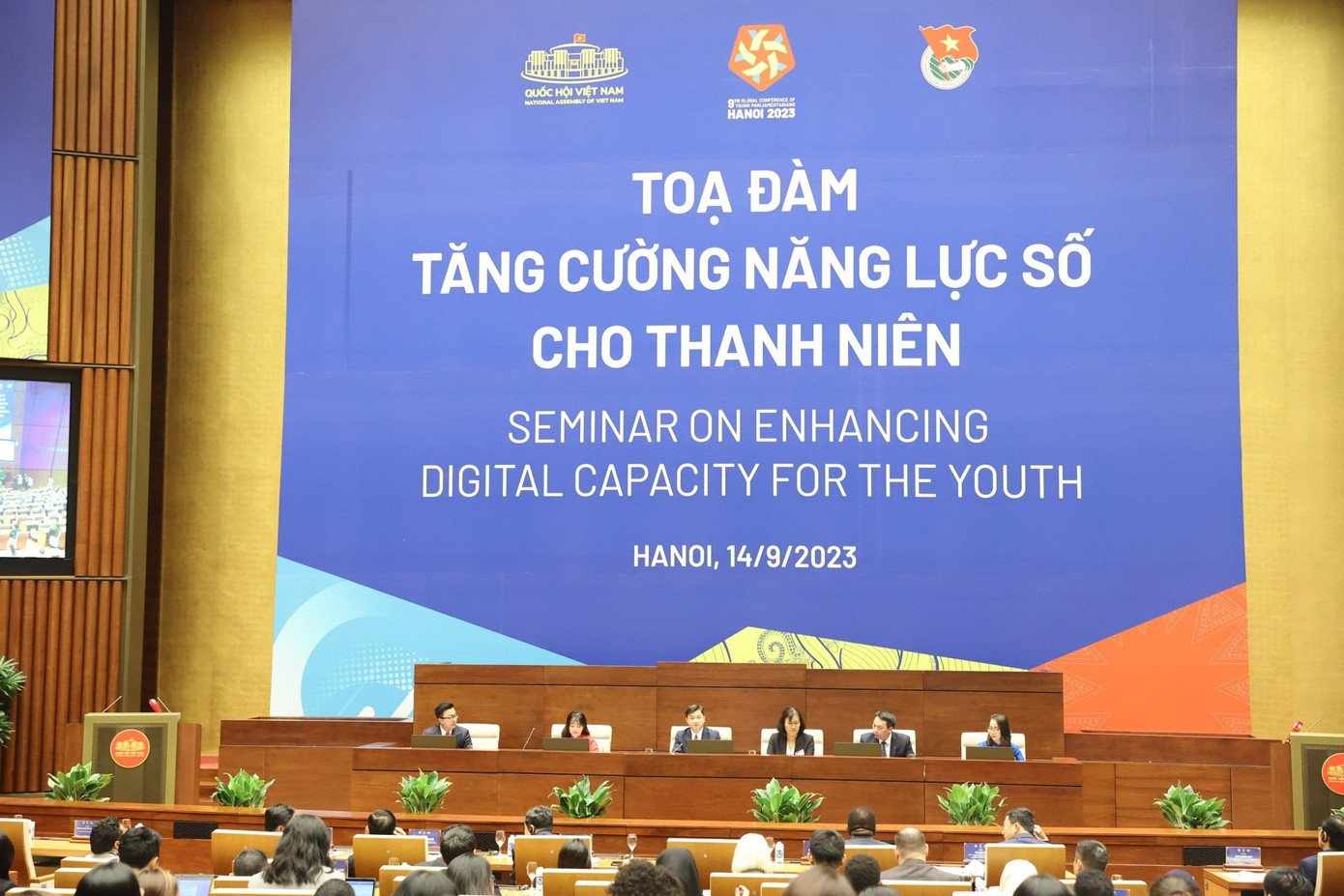Tọa đàm “Tăng cường năng lực số cho thanh niên”. Ảnh: Trọng Tài Tọa đàm “Tăng cường năng lực số cho thanh niên”. Ảnh: Trọng Tài
