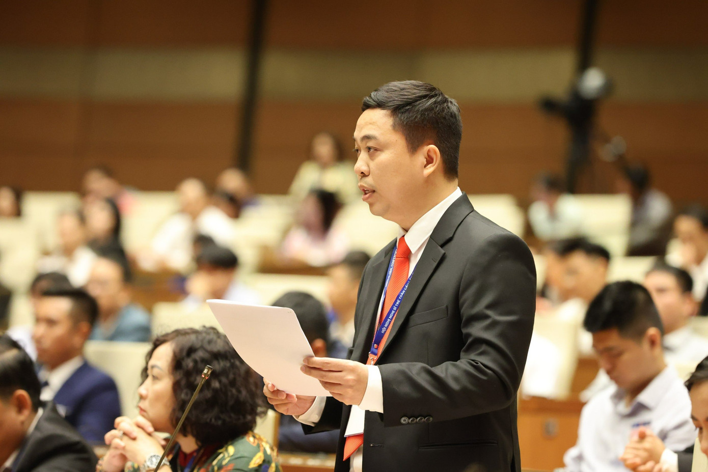 Anh Vũ Gia Luyện - Founder Công ty CP Giải pháp công nghệ thông tin quốc tế trao đổi tại tọa đàm. Ảnh: Trọng Tài Anh Vũ Gia Luyện - Founder Công ty CP Giải pháp công nghệ thông tin quốc tế trao đổi tại tọa đàm. Ảnh: Trọng Tài