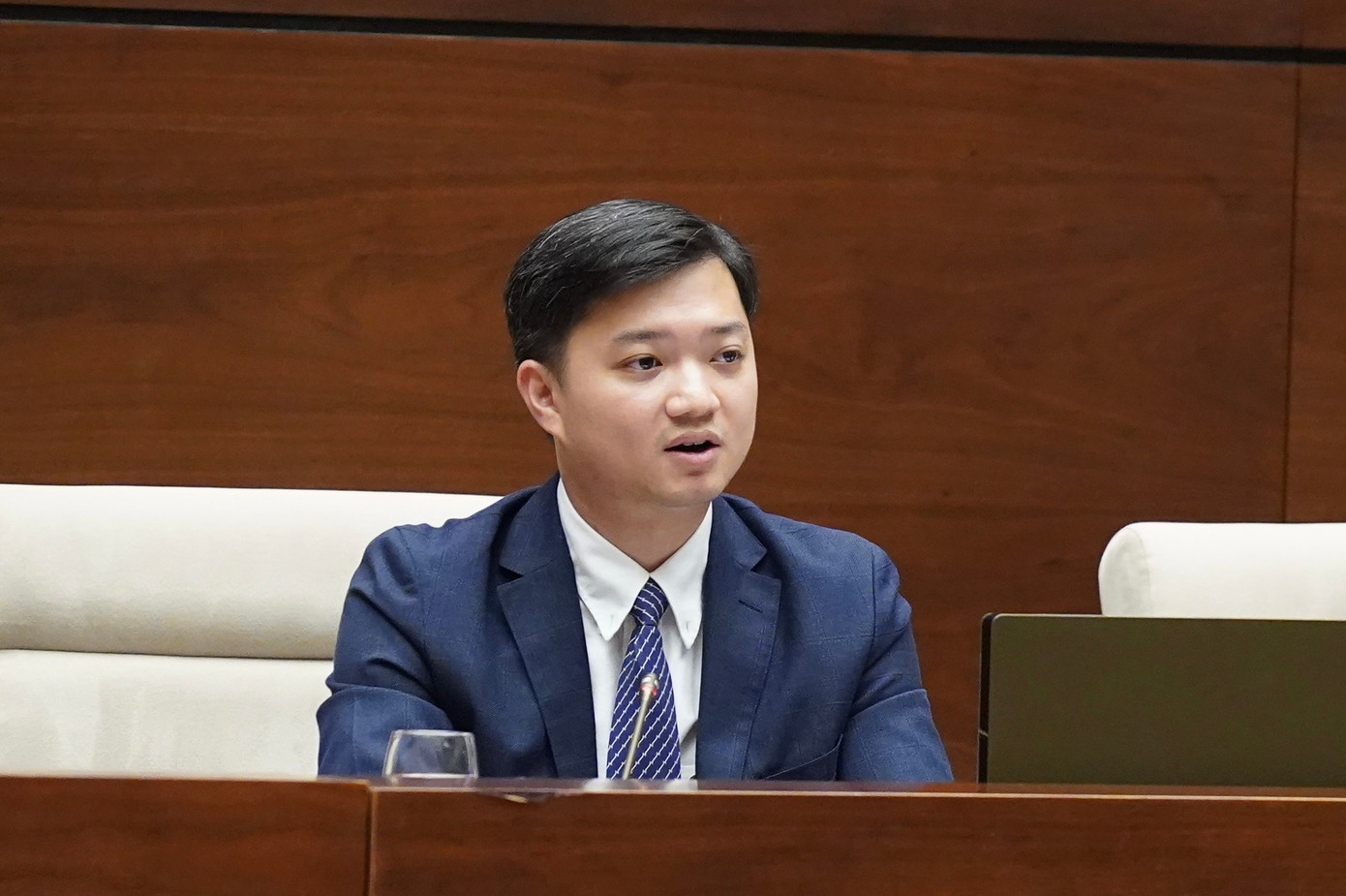 Anh Nguyễn Minh Triết - Bí thư T.Ư Đoàn, Chủ tịch T.Ư Hội SVVN phát biểu tại tọa đàm. Ảnh: Trọng Tài Anh Nguyễn Minh Triết - Bí thư T.Ư Đoàn, Chủ tịch T.Ư Hội SVVN phát biểu tại tọa đàm. Ảnh: Trọng Tài