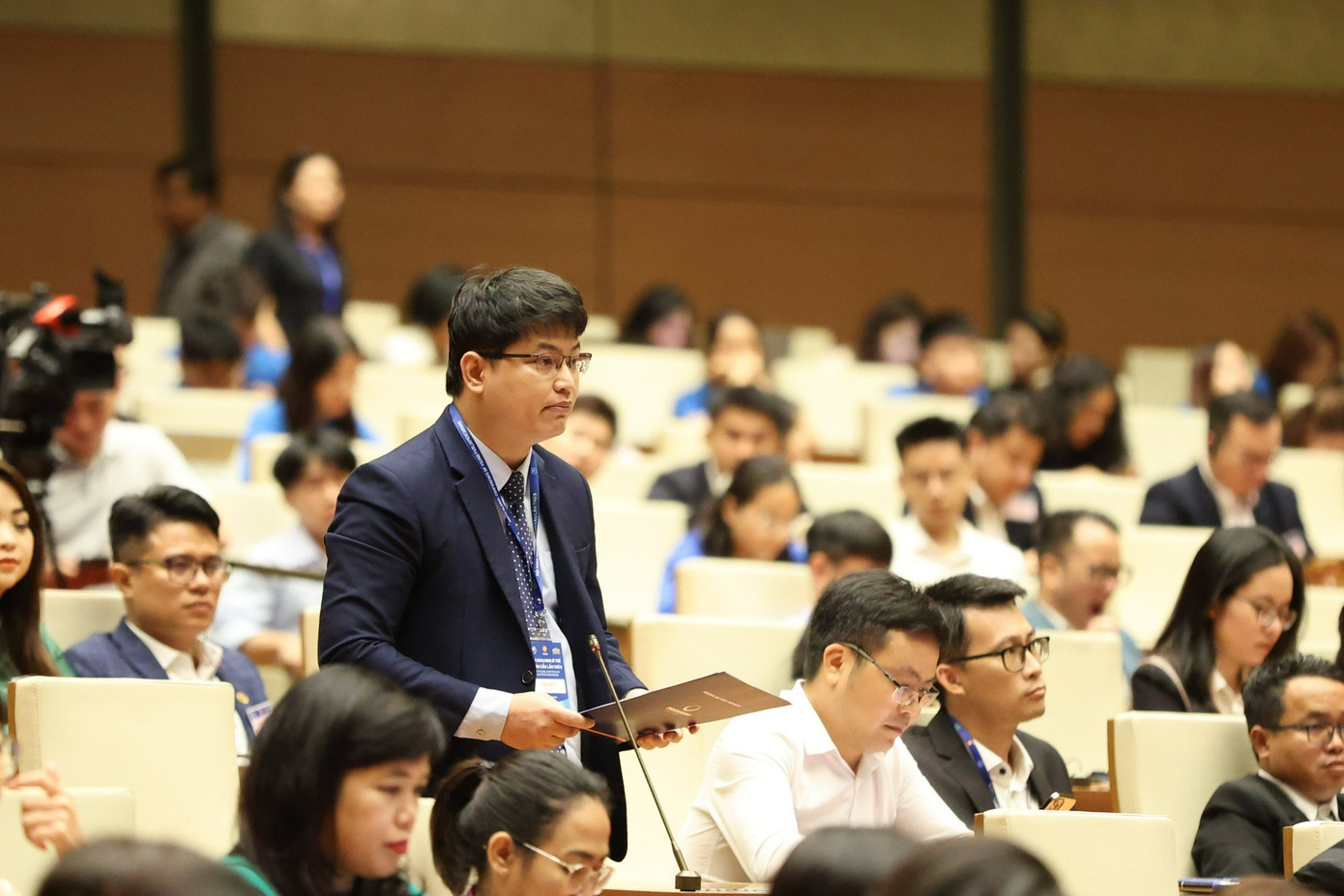 TS. Trương Thanh Tùng phát biểu tại toạ đàm. Ảnh: Trọng Tài TS. Trương Thanh Tùng phát biểu tại toạ đàm. Ảnh: Trọng Tài