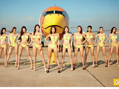  Tấm ảnh quáng bá thương hiệu của hãng bay Thái Lan Nok Air