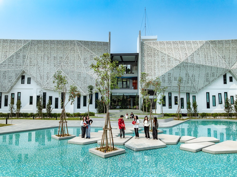 Khuôn viên học xá mới giai đoạn 2 của BUV.